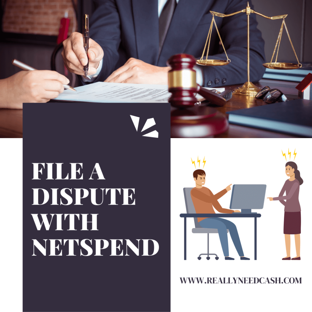 file a dispute with netspend