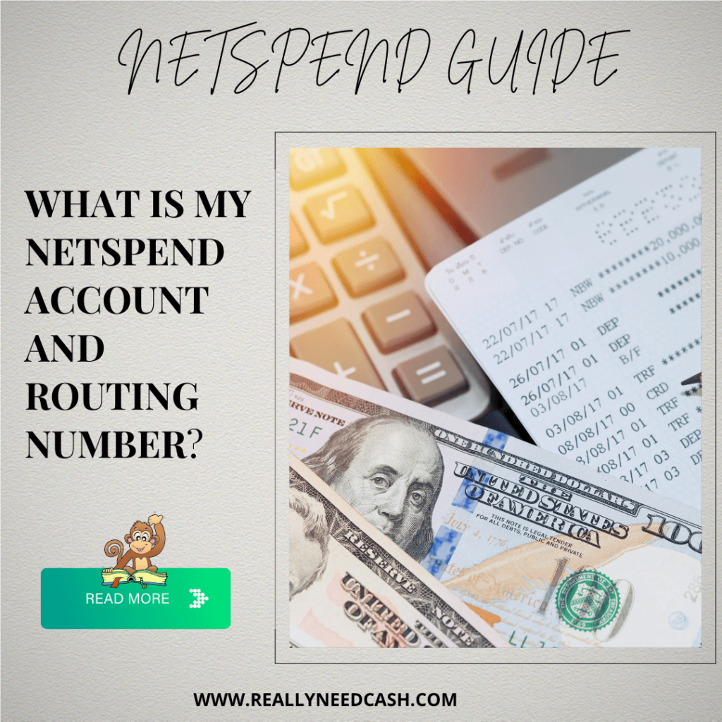 what is my netspend account and routing number