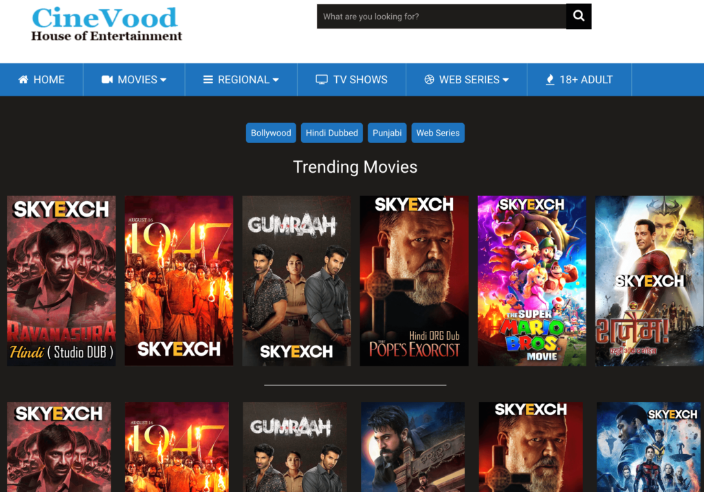 Cinevood.com Bollywood Punjabi Movies Download: