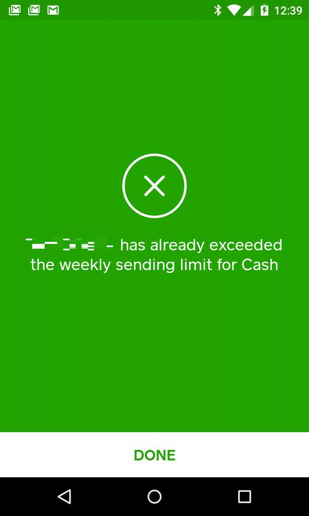 cash app weekly reset limit