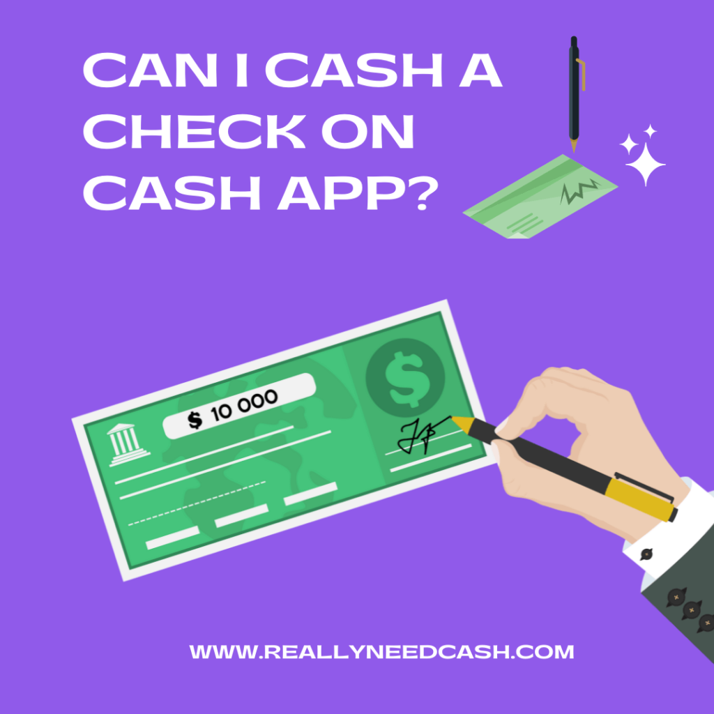 Can You Cash A Check Into Cash App