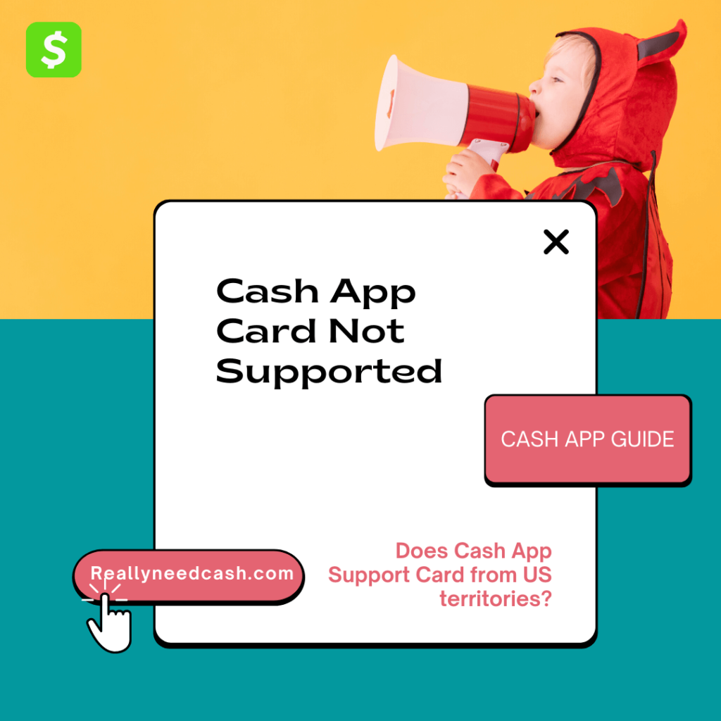 Cash app card not supported