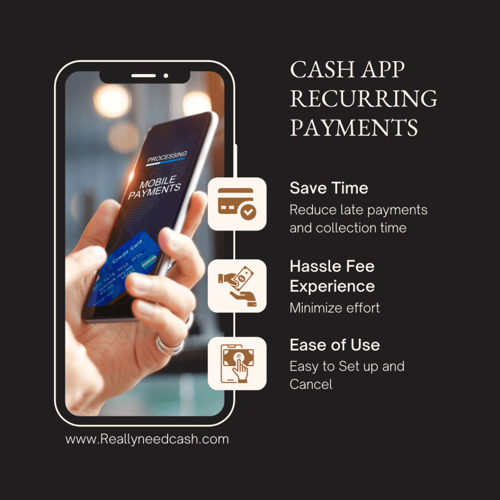 can you set up recurring payments on cash app