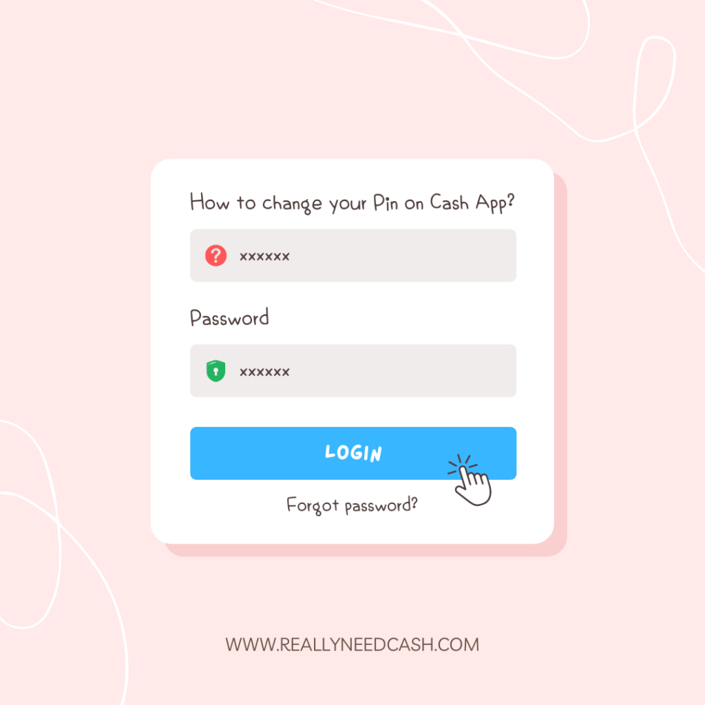 how to change your pin on cash app
