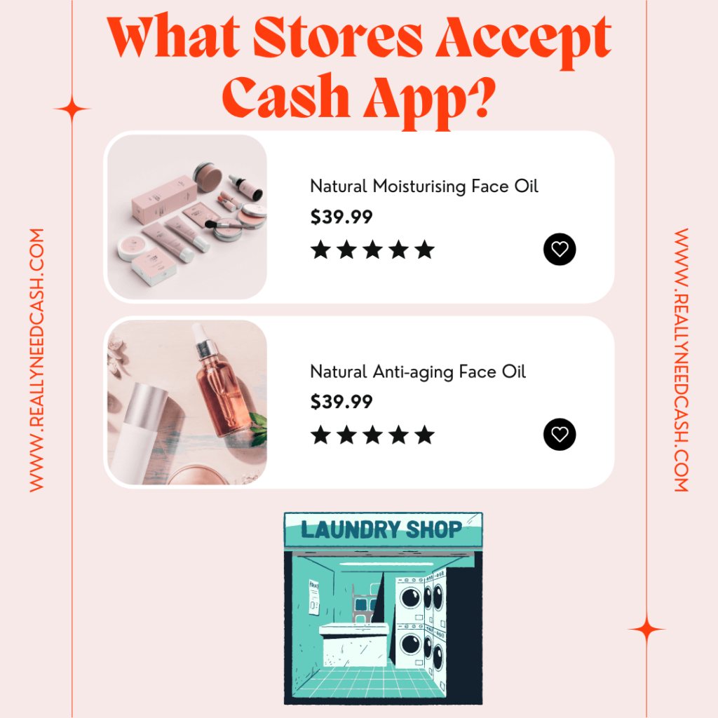 what stores accept cash app