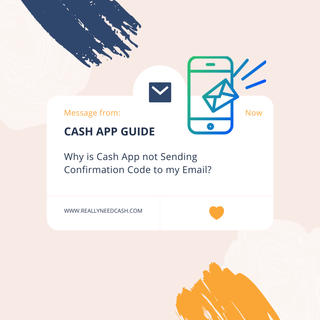cash app not sending confirmation code to email