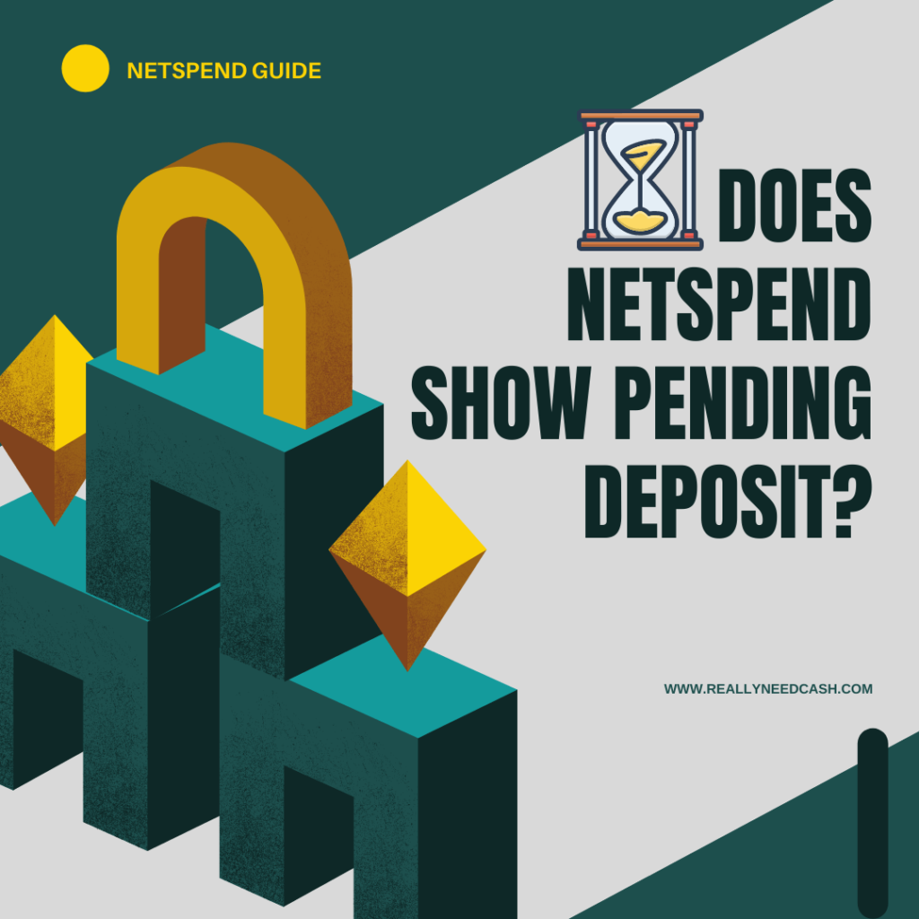 Does Netspend Show Pending Deposits