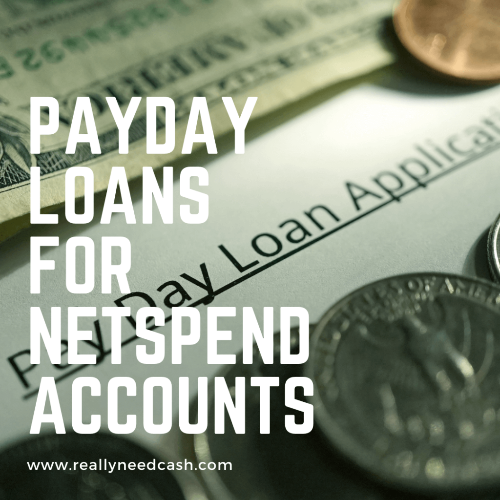 Payday Loans That Accept Netspend Accounts