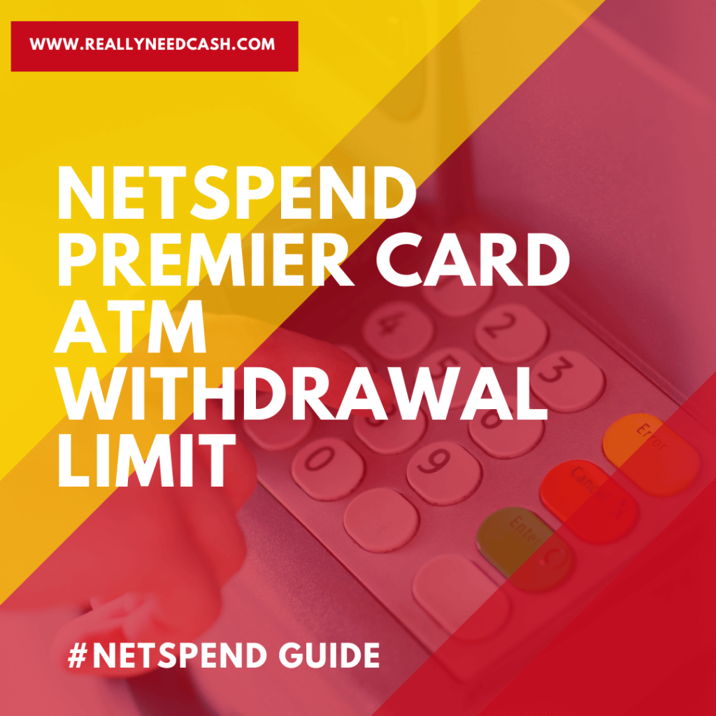 What is the Netspend Premier Card ATM Withdrawal Limit?