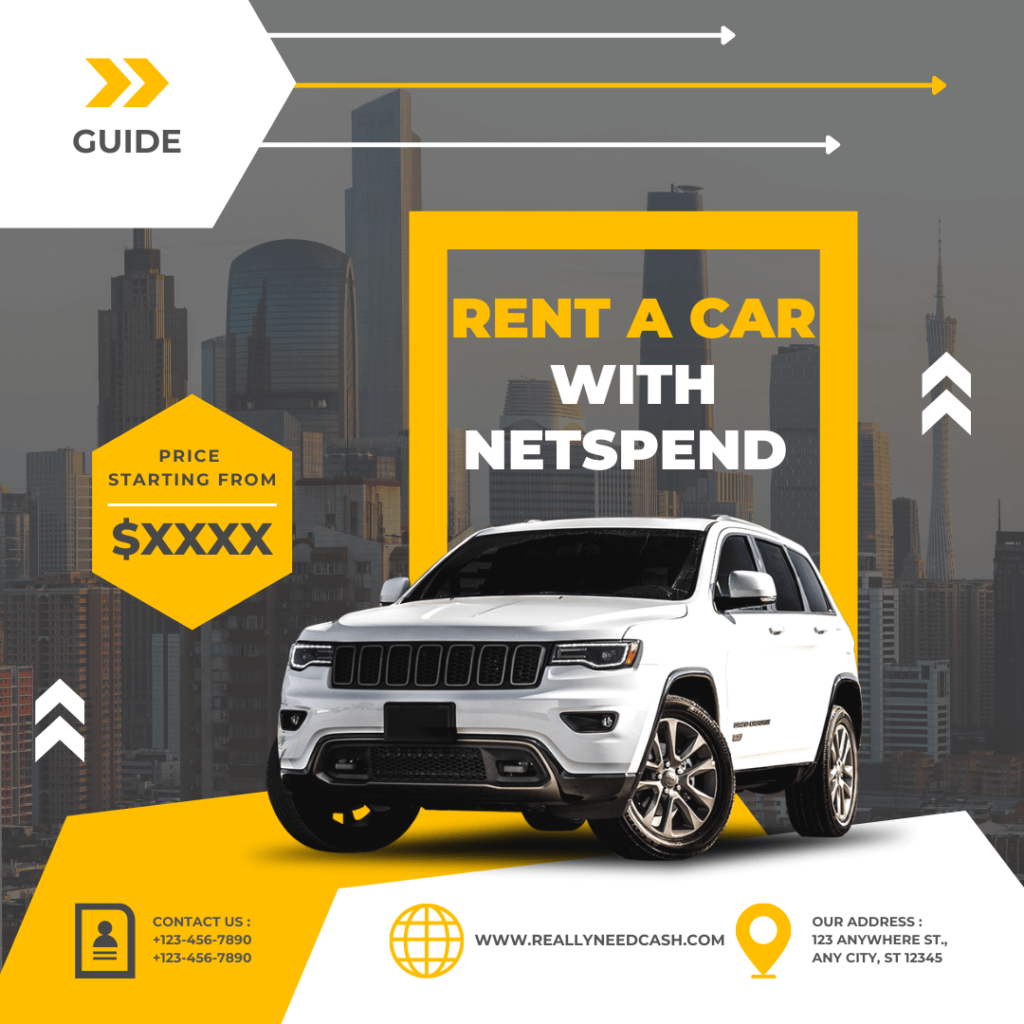Can I Rent A Car With A Netspend Card