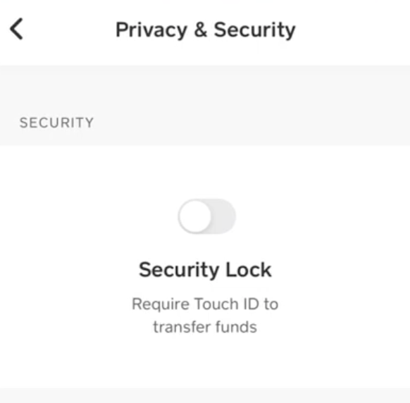 Select "Privacy and Security"