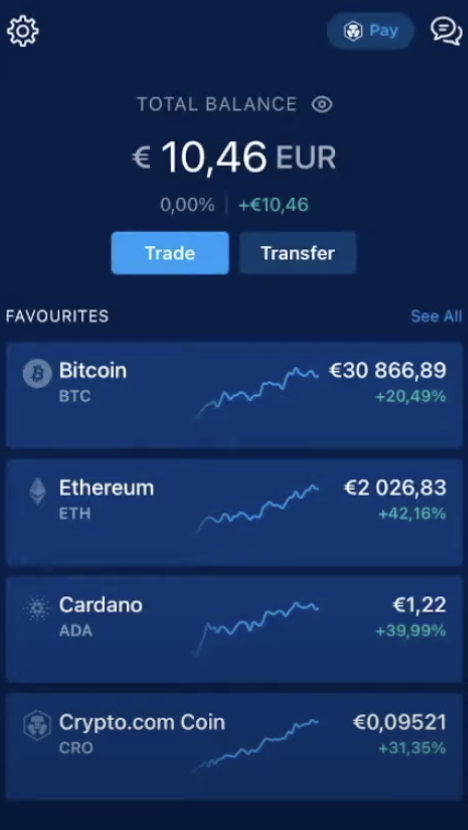 Go to Crypto.com App