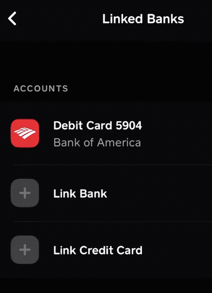 Click on Add Debit Card