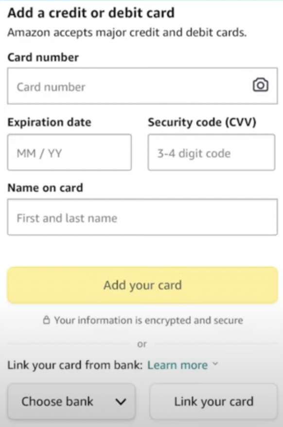 Enter Cash App Card Details