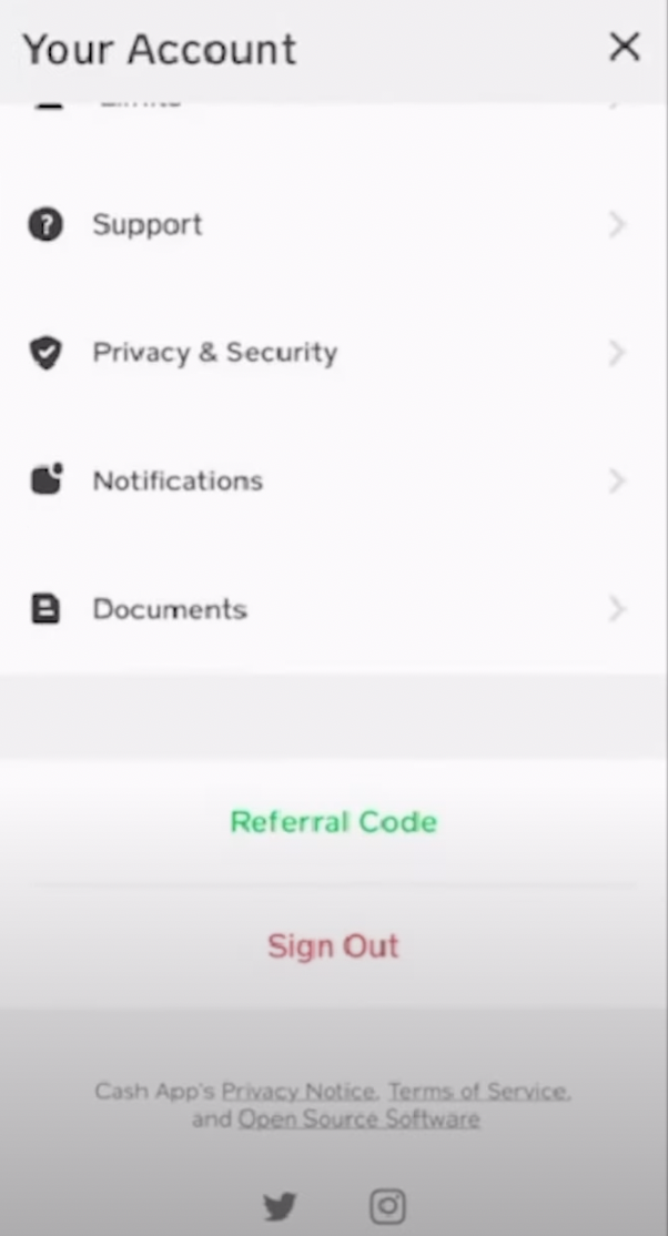 Open Referral Code Option