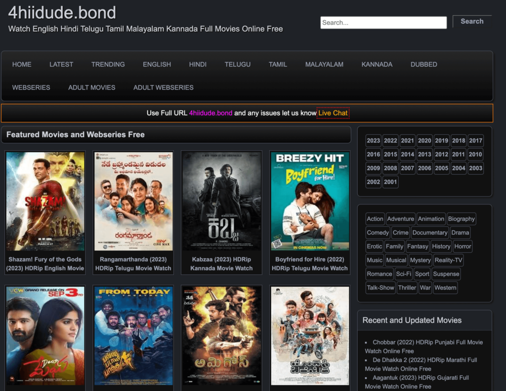 Hiidude Kannada Movies Download