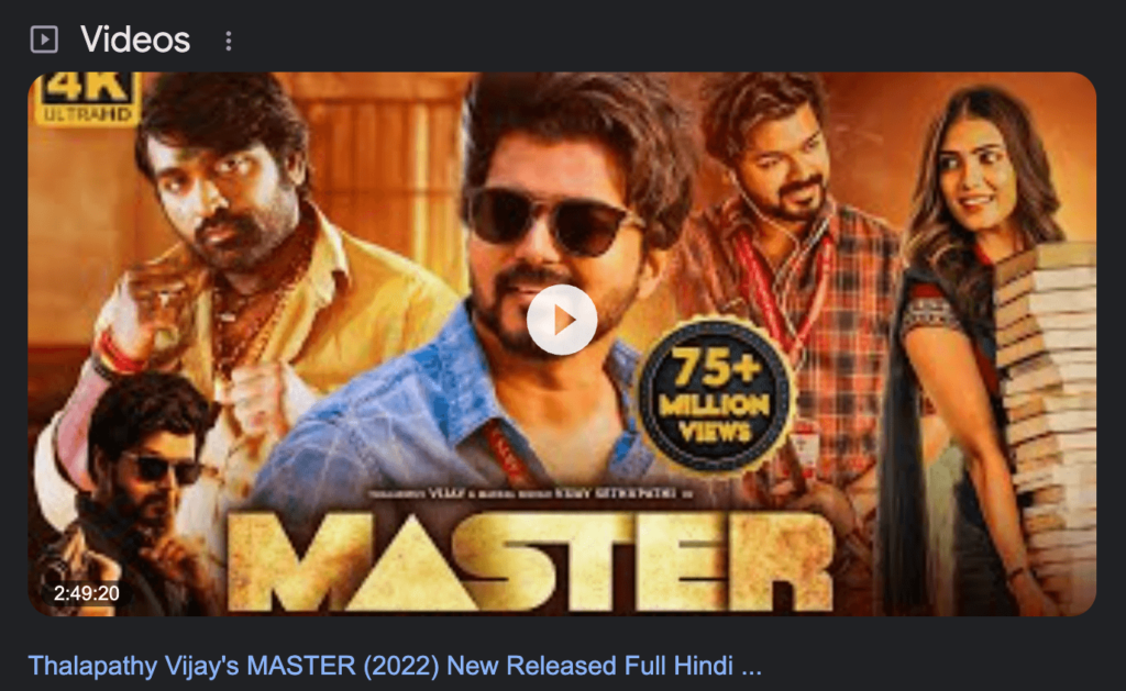 vijay the master full movie in hindi download worldfree4u