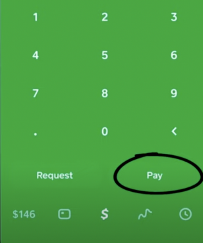 Click on the "Pay" Button