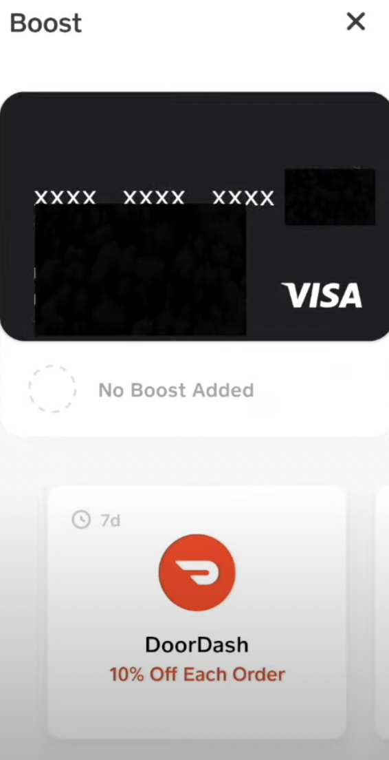 Click on Save with Boost.