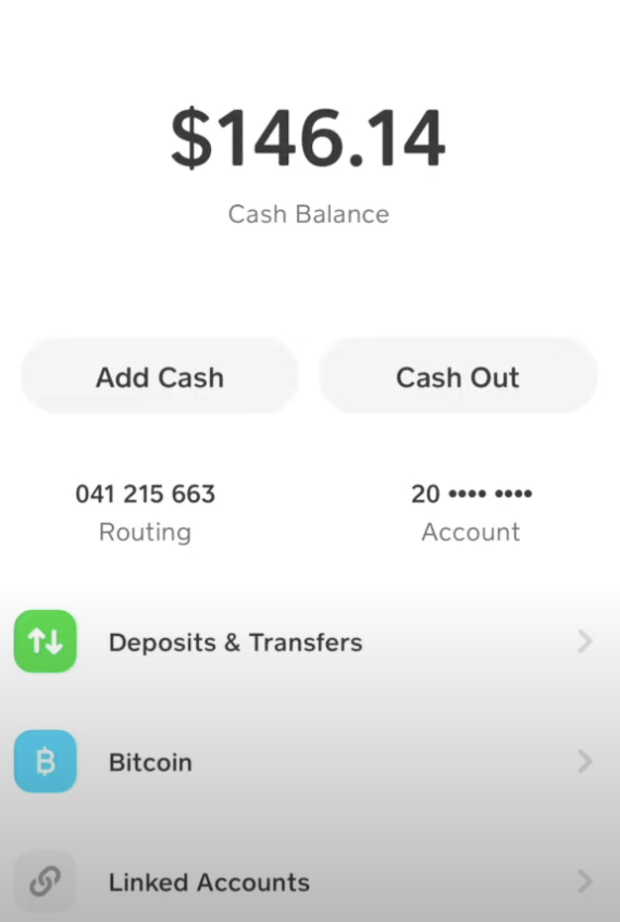 Cash App With Money Screenshot
