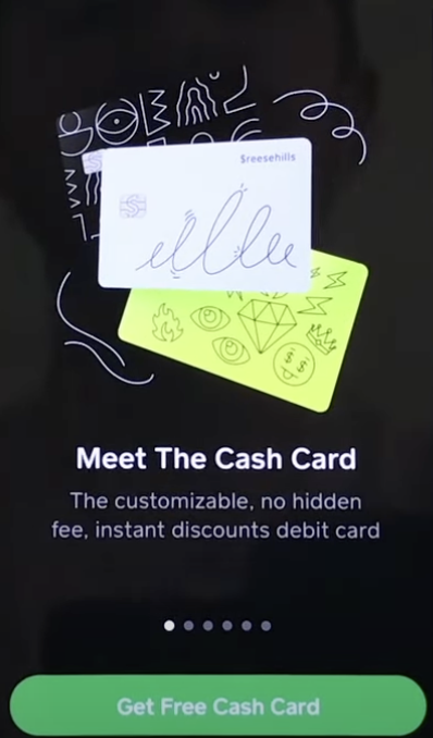 Click "Get Free Cash Card"