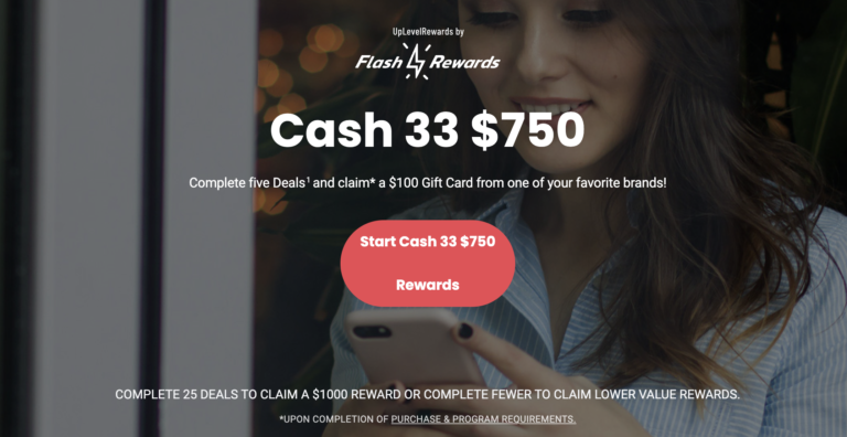 Cash 33 $750:⚡FlashRewards Programme 2024 (Real or Fake?)
