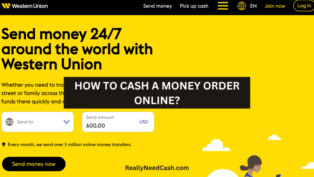 How To Cash a Money Order Online