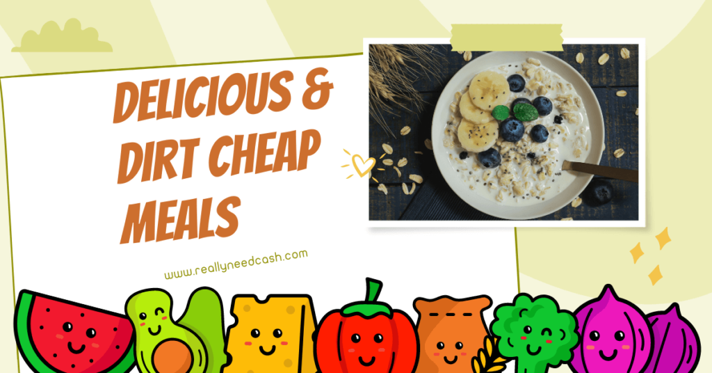 Delicious & Dirt Cheap Meals for Everyday Living